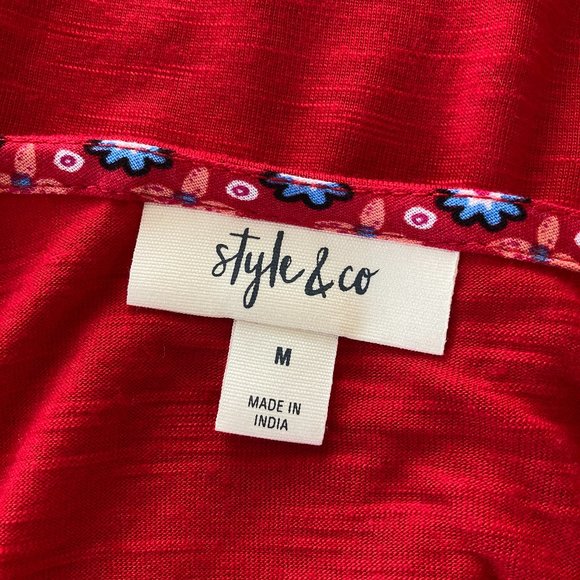 Style & Co | Sleeveless Top | Medium - Picture 4 of 5